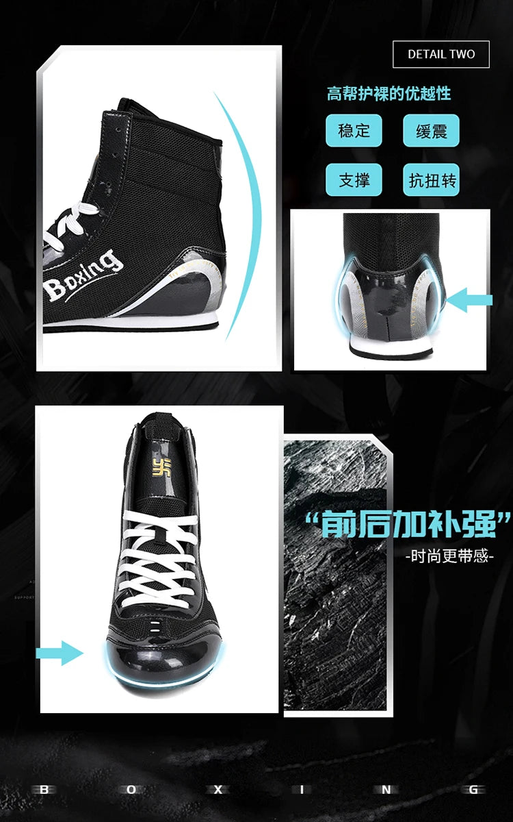 Lightweight Professional Boxing Shoes