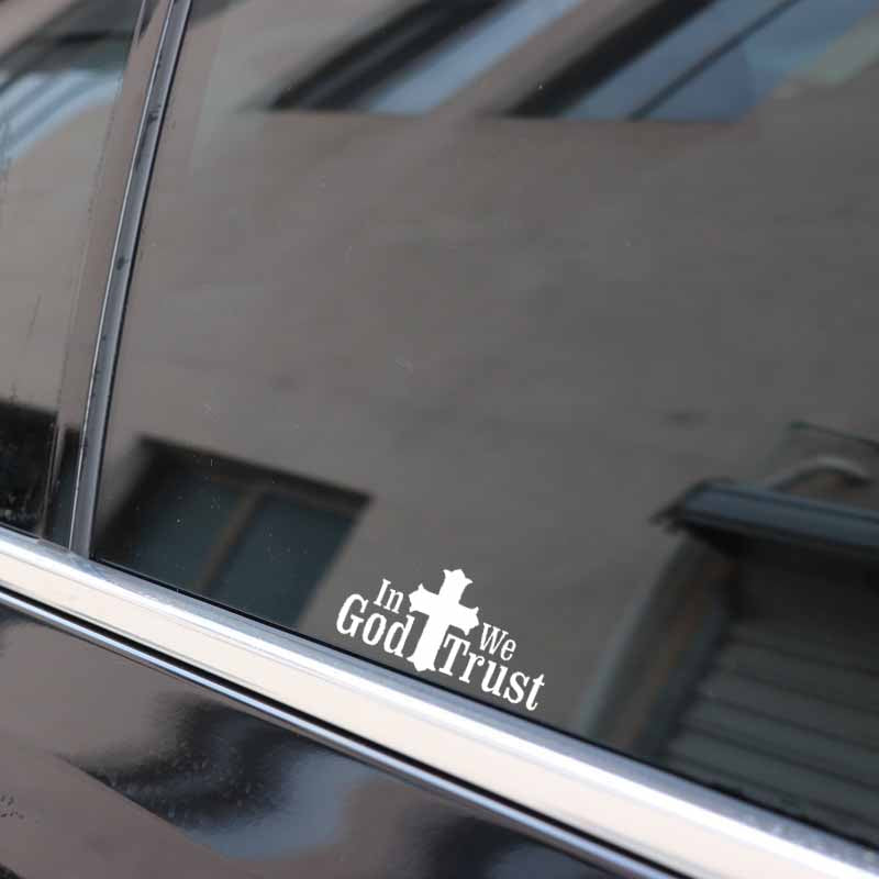 "In God We Trust" Vinyl Decal Car Sticker