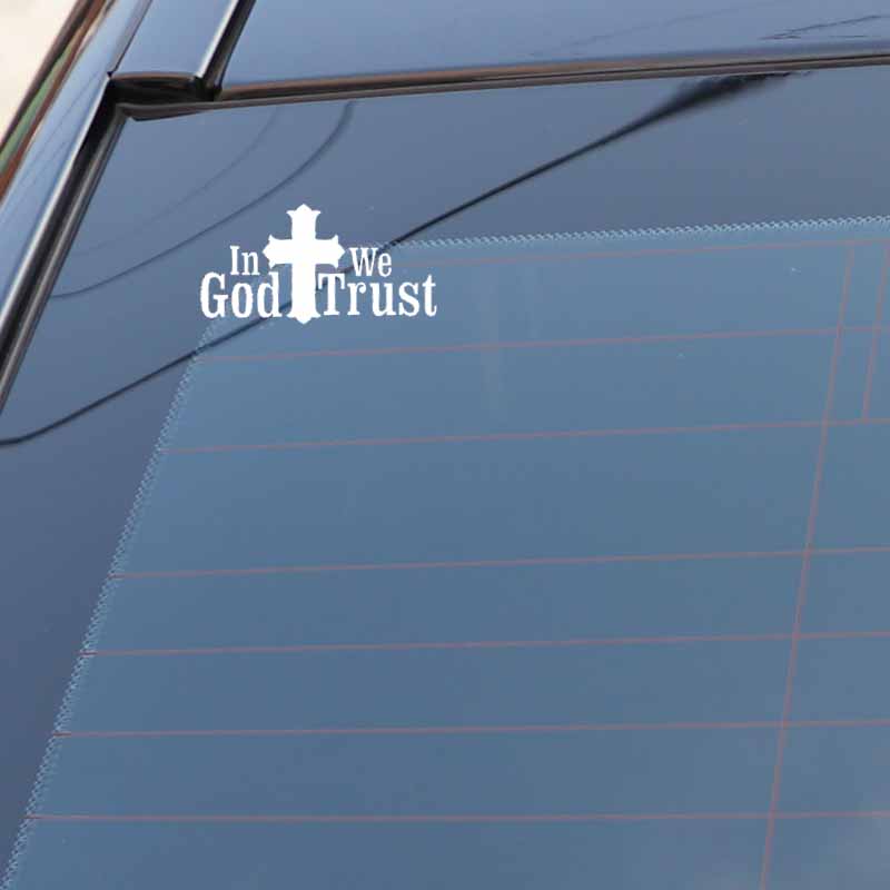 "In God We Trust" Vinyl Decal Car Sticker
