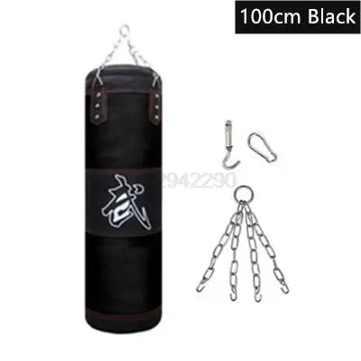 Heavy Boxing Bag w/Metal Chain Hook Carabiner (Unfilled)