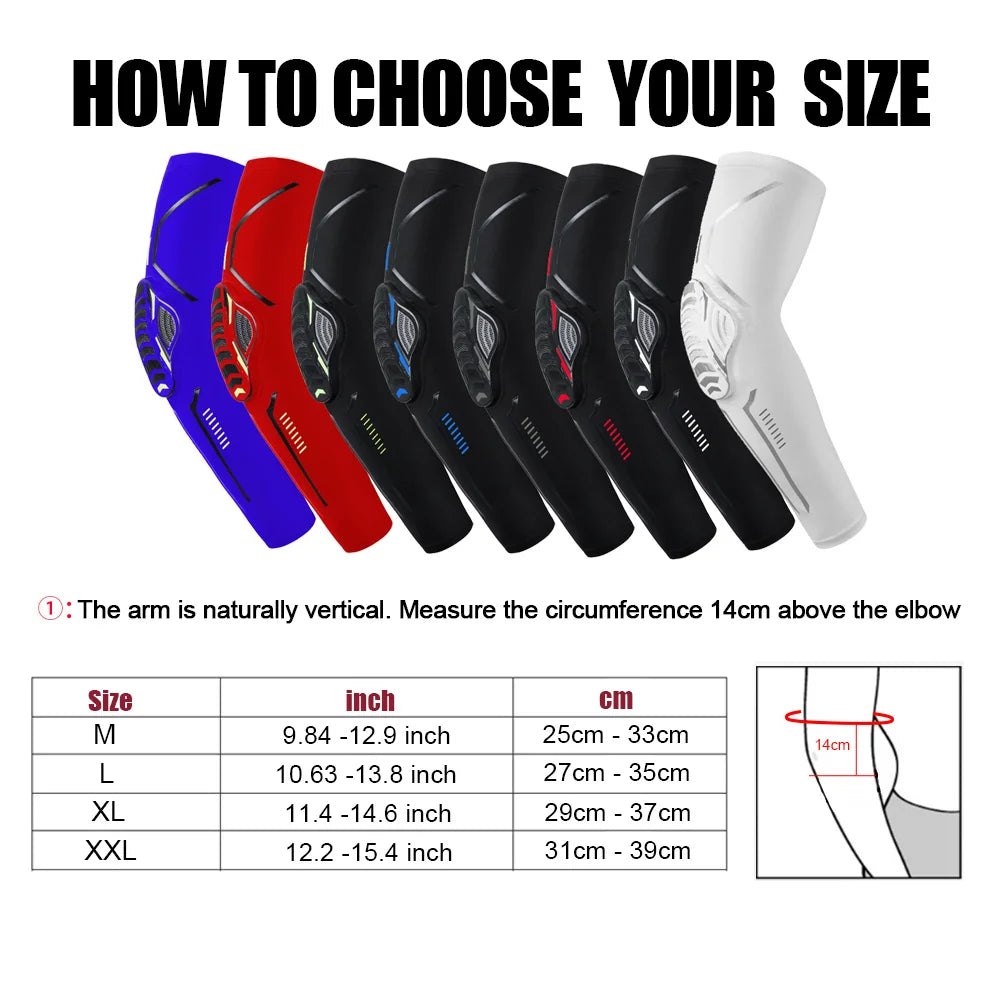 Anti-Collision Elbow Pad Arm Sleeves (1 Pair)