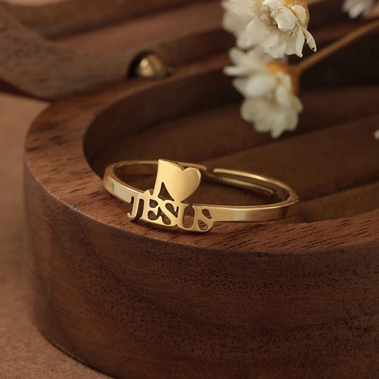 Classic "I Heart Jesus" Ring