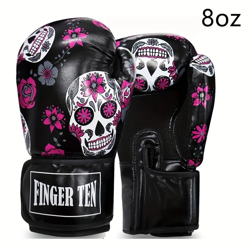 "Rosa de la Muerte" Professional Boxing Gloves