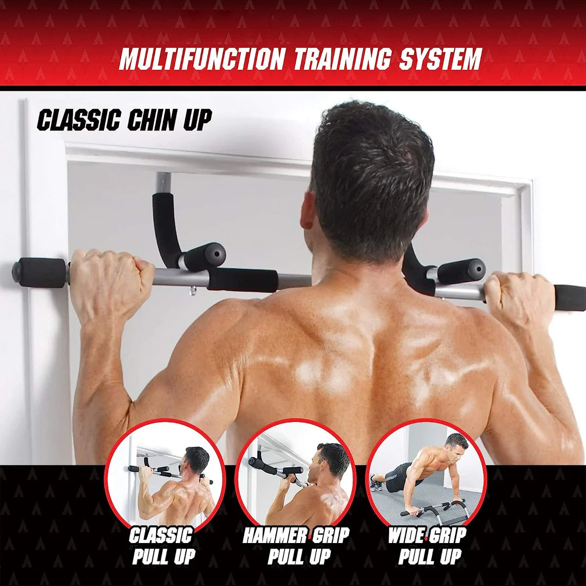 Portable Wall-Mounted Pull-Up Bar