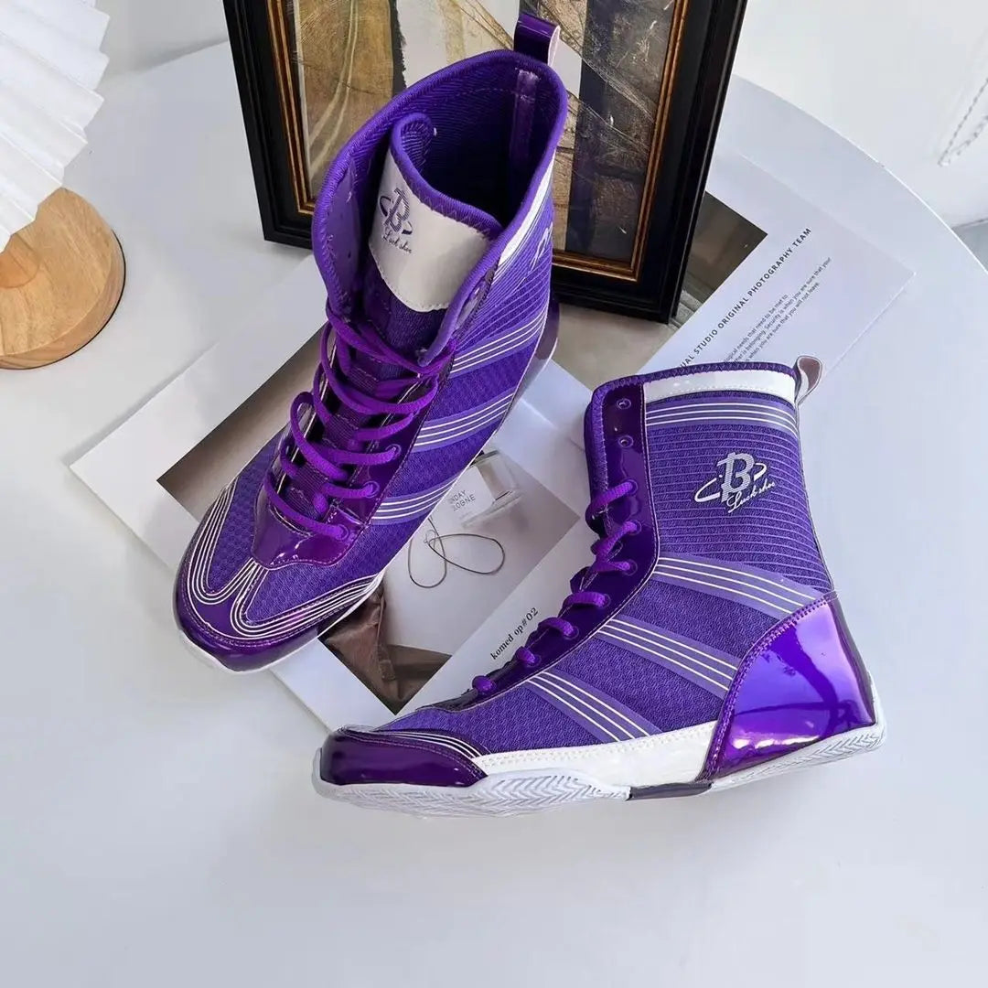 Vibrant Professional Boxing/Wrestling Shoes #3