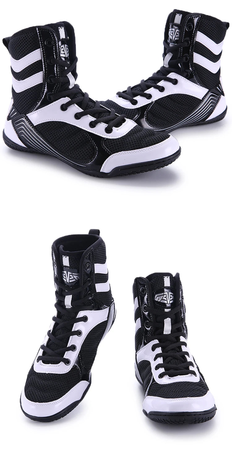 Breathable Professional Boxing/Wrestling Shoes #2