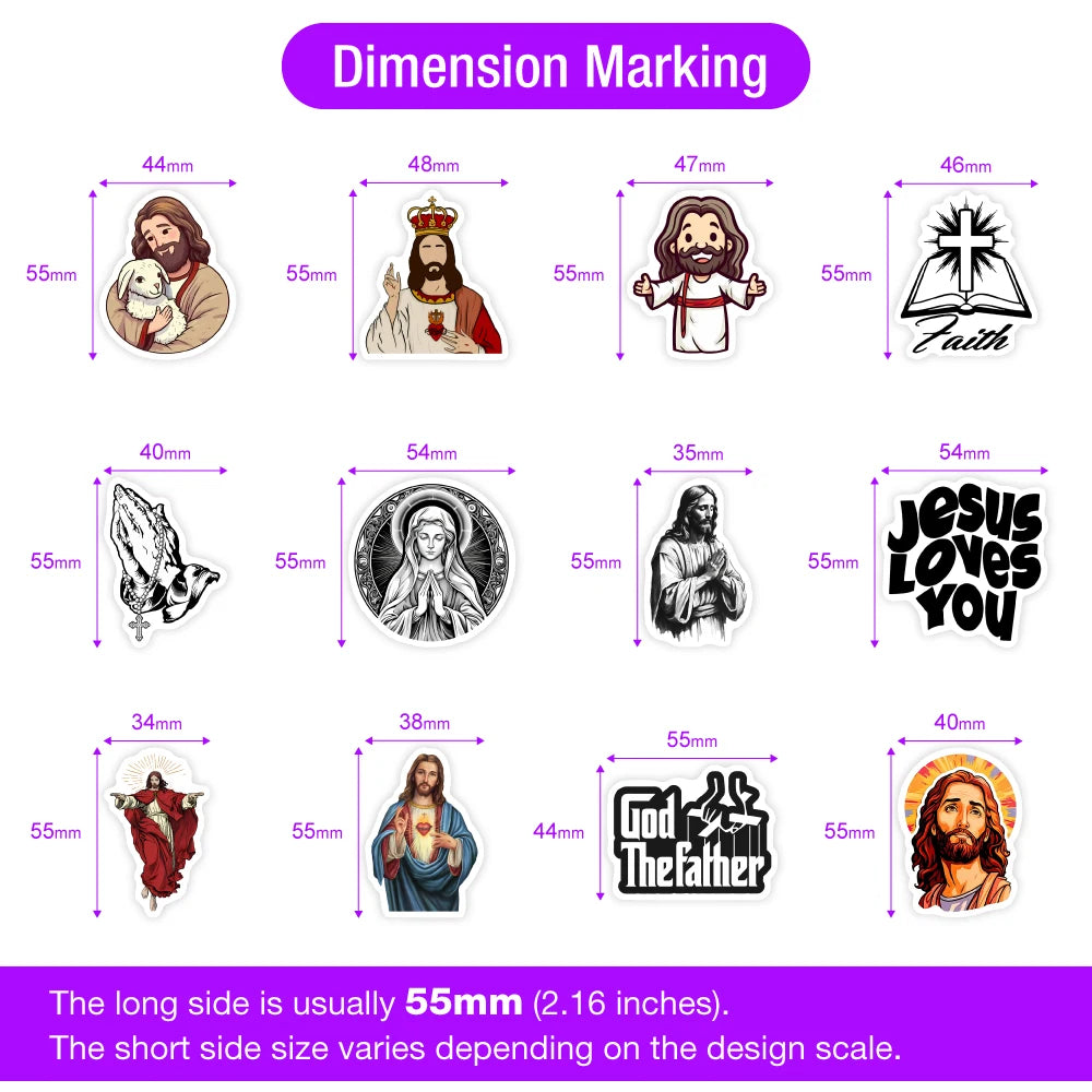 Christian Graffiti Decal Stickers