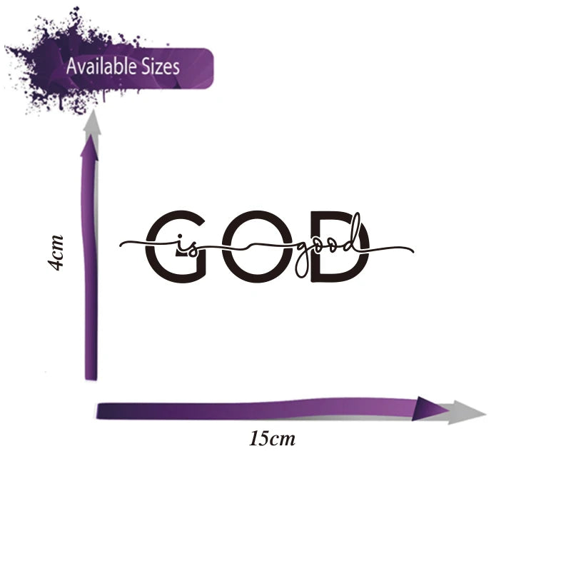 "God Is Good" Vinyl Decal Car Sticker