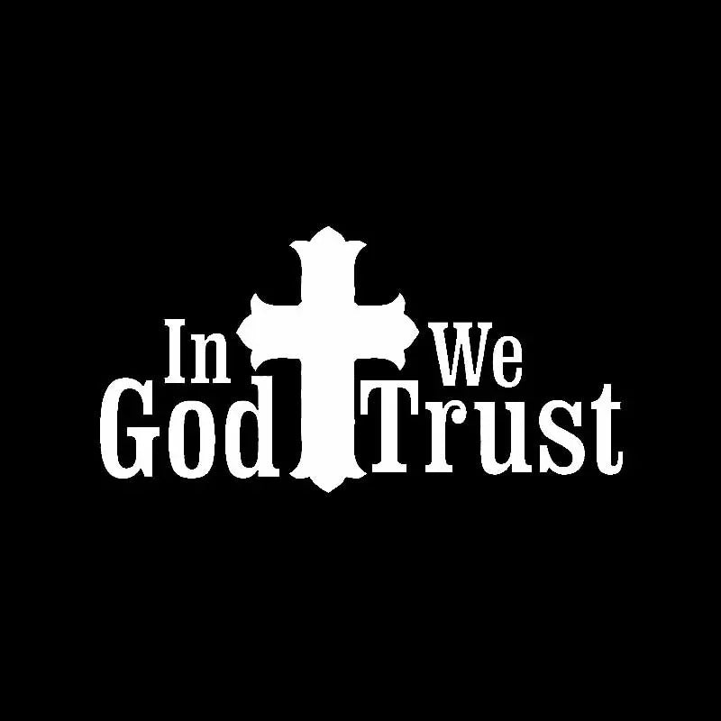 "In God We Trust" Vinyl Decal Car Sticker