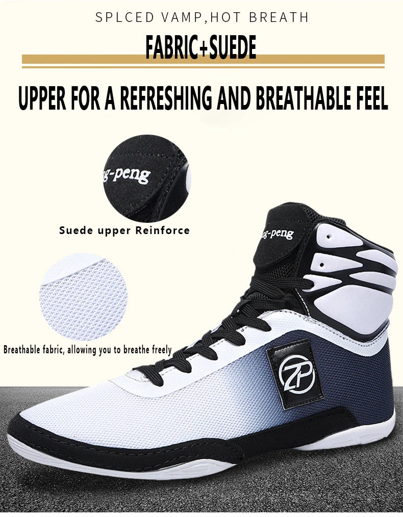 Vibrant Professional Boxing/Wrestling Shoes