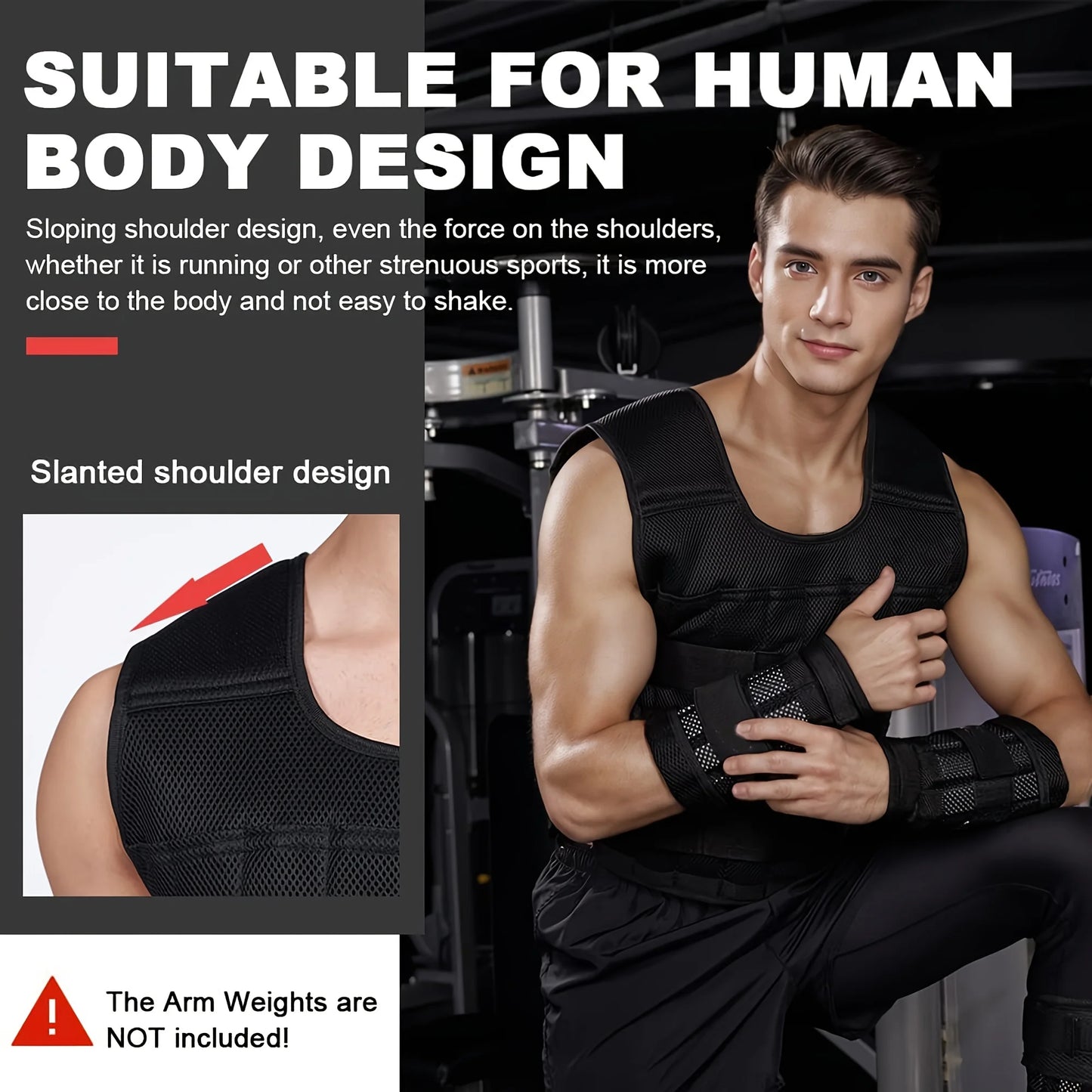 Adjustable Weighted Vest, Ankle Weight, & Wrist Weight