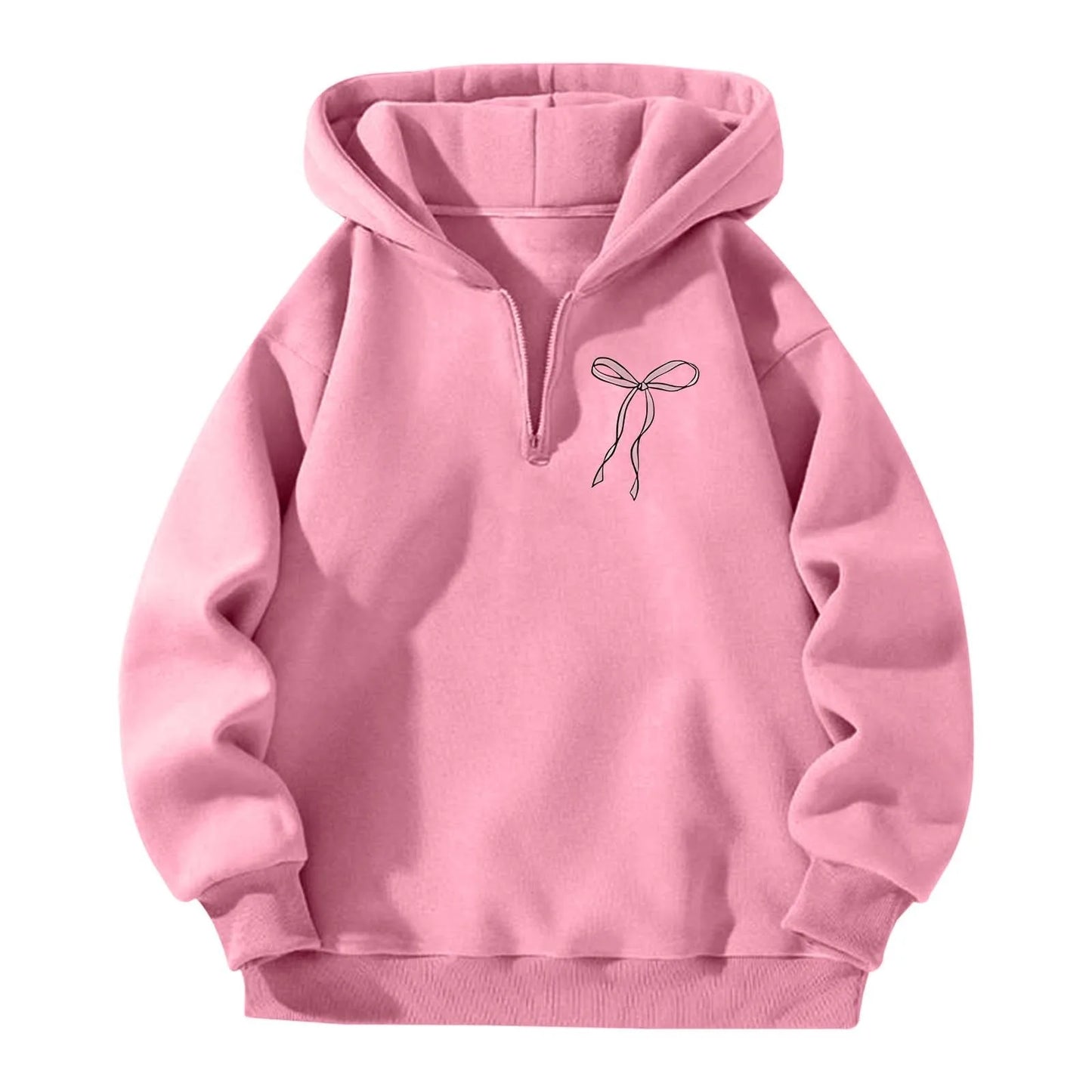 'Faith Over Fear' Pullover Hoodie w/Ribbon Print (Christian Apparel)