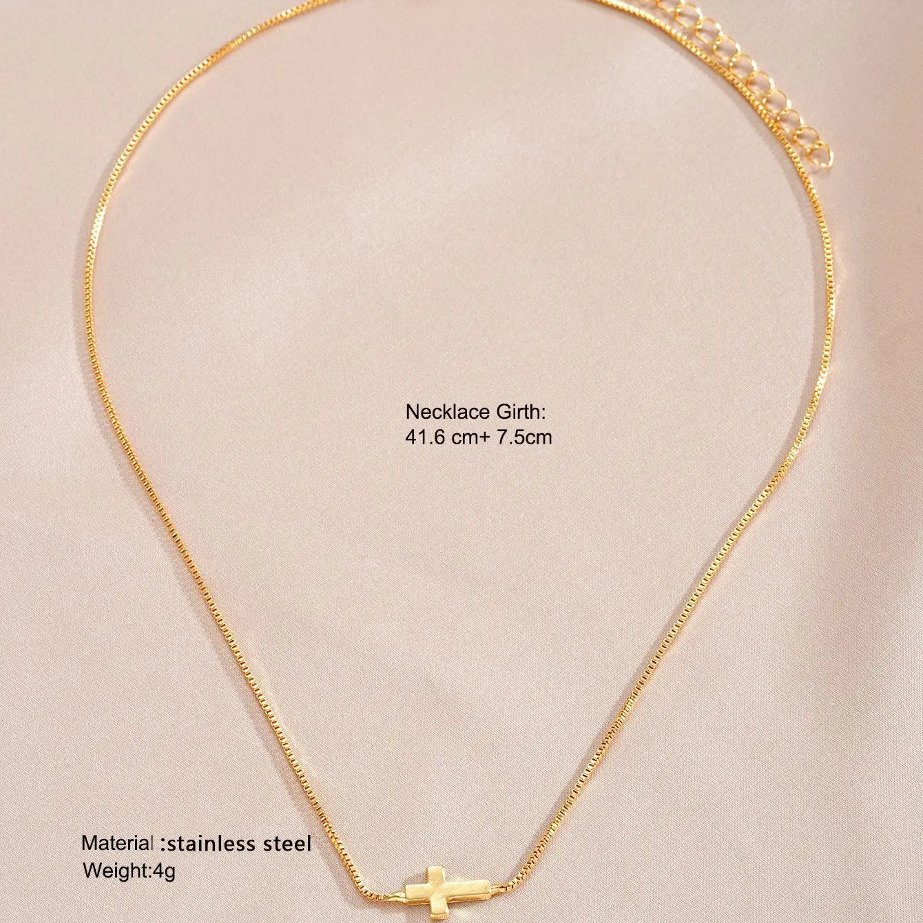 Mini Cross Pendant Necklace