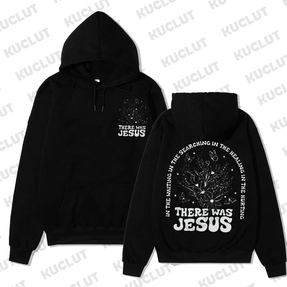 Floral Faith-Based Pullover Hoodie (Christian Apparel)