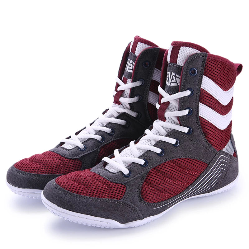 Breathable Professional Boxing/Wrestling Shoes #2
