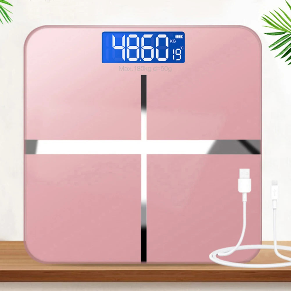 Smart Body Weight Scale (LED Display + USB Charging)