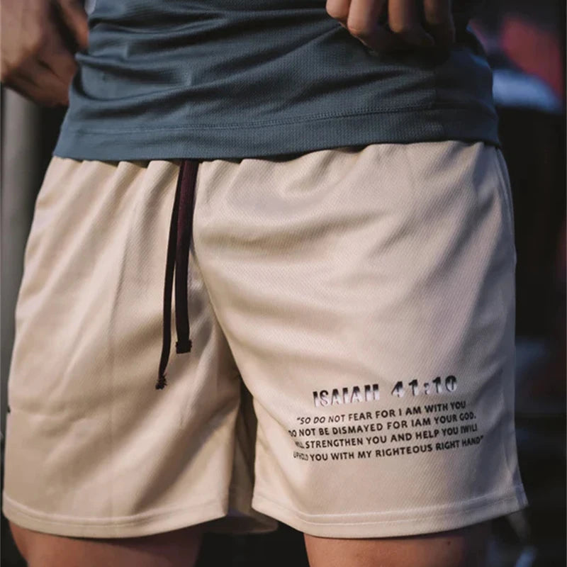 Assorted City of Crosses Logo Workout Shorts