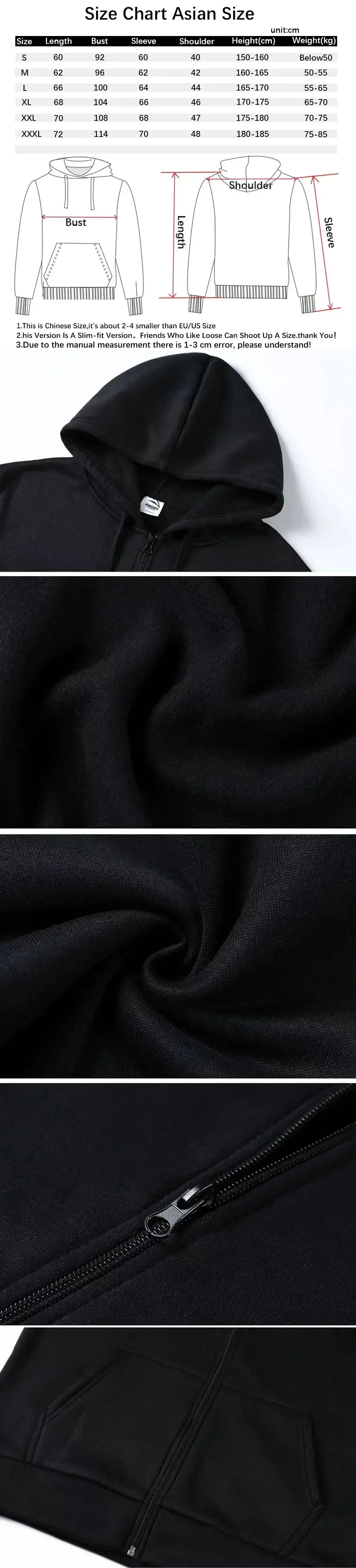 Assorted Faith-Based Zip-Up Hoodies (Christian Apparel)