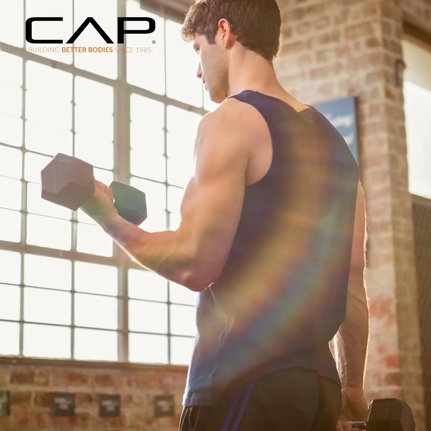 Coated Dumbbell Weight | Comfort Grip 25-Lbs Pair