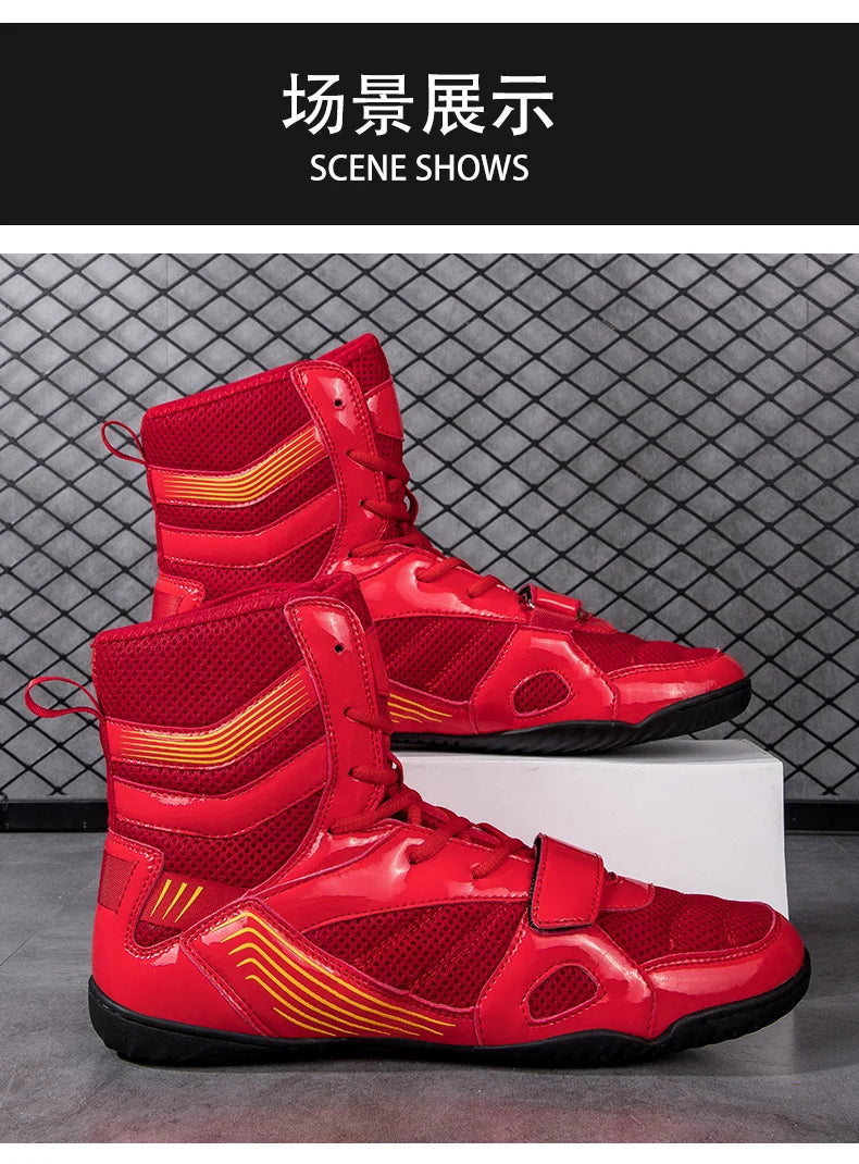 Breathable Professional Boxing/Wrestling Shoes #5