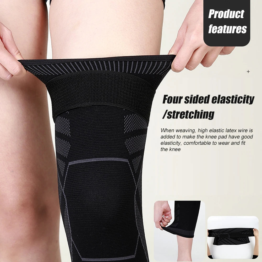 Long Leg Knee Brace Compression Sleeves
