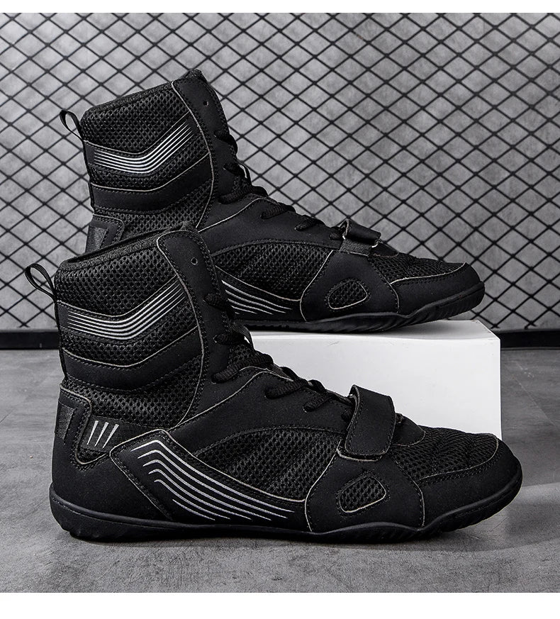 Breathable Professional Boxing/Wrestling Shoes #5