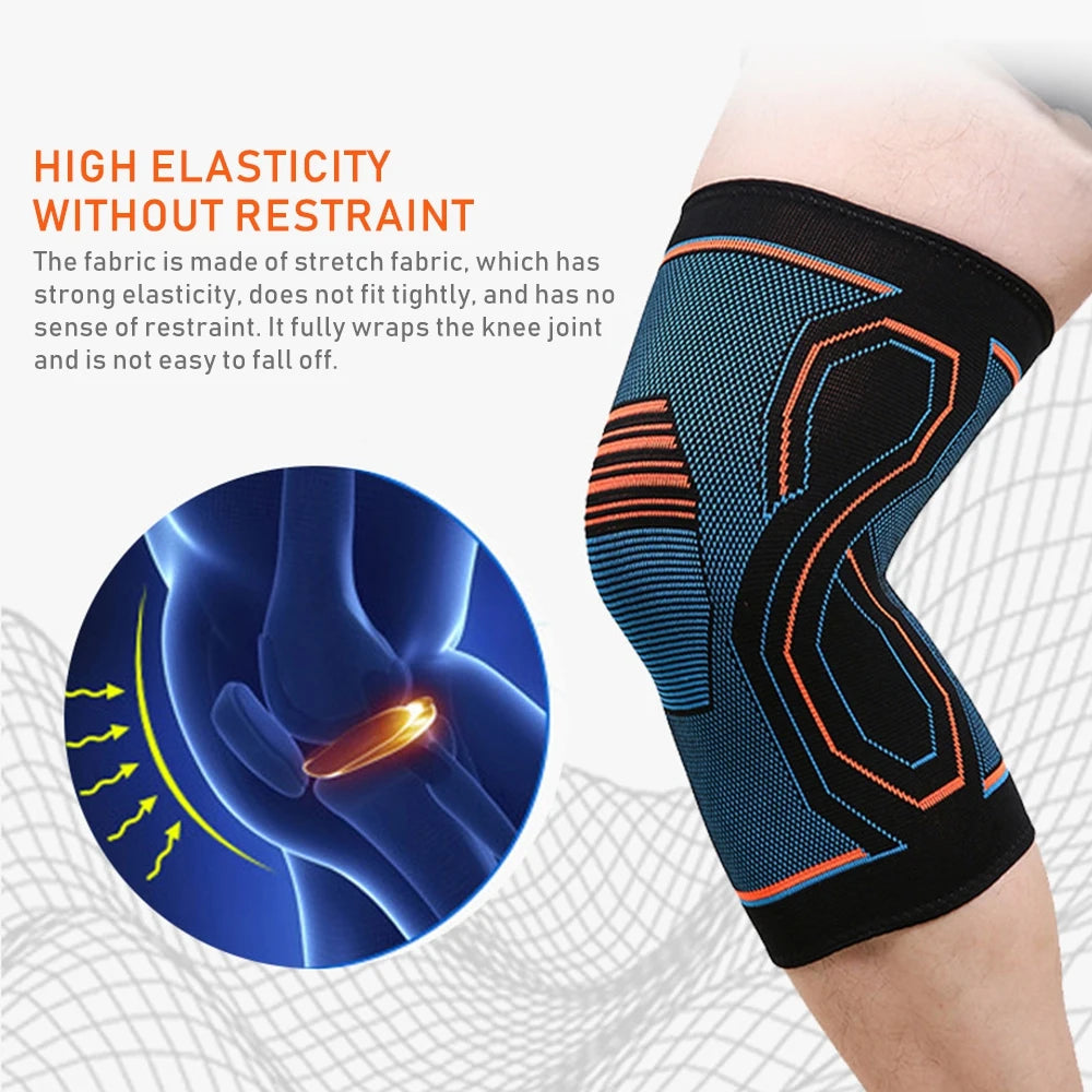 Compression Knee Brace Sleeves (1 Pair)