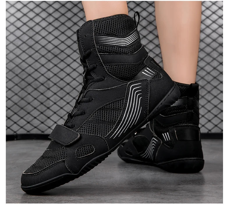 Breathable Professional Boxing/Wrestling Shoes #5