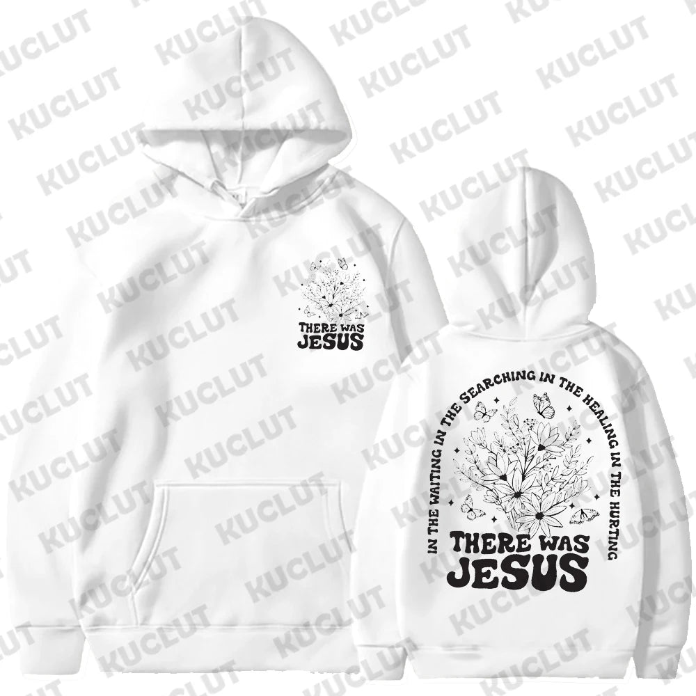 Floral Faith-Based Pullover Hoodie (Christian Apparel)