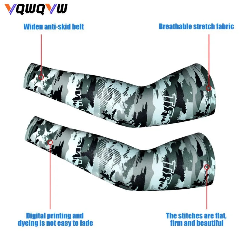 Unisex Camo-Print Arm Sleeves (1 Pair)