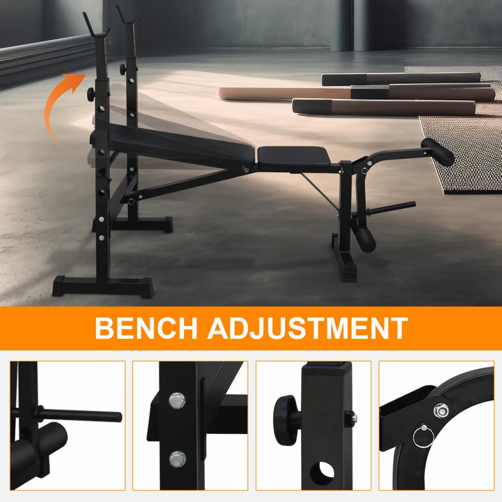 Olympic Bench Press Set w/Squat Rack