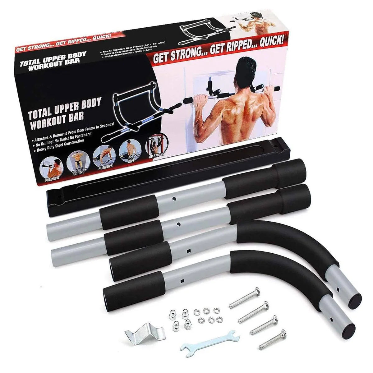 Portable Wall-Mounted Pull-Up Bar