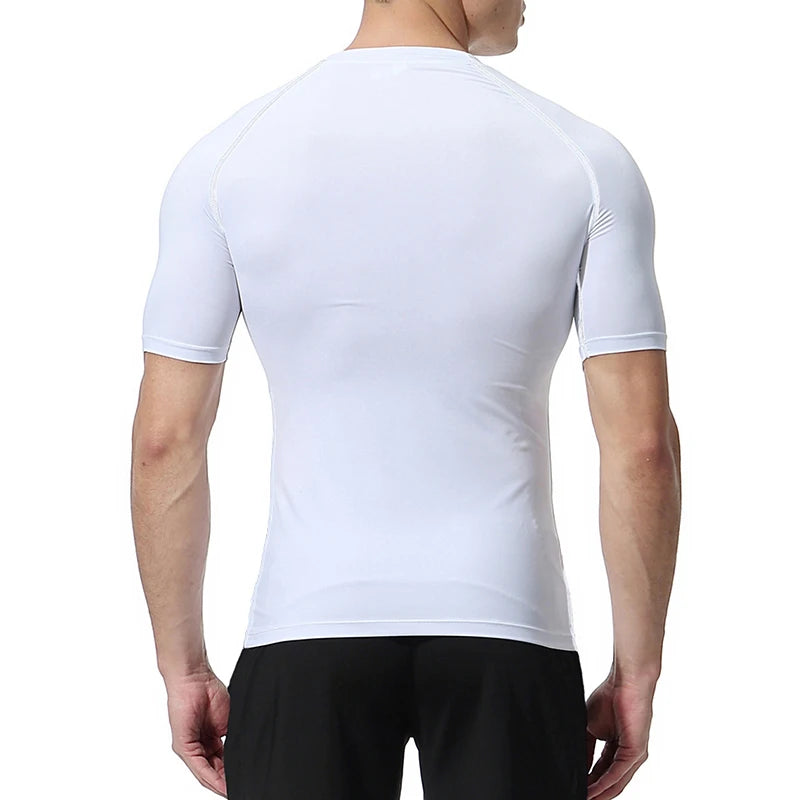 Cross-Print Compression Tee