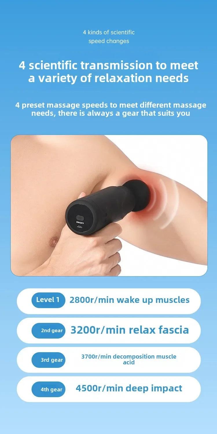 Low-Noise Massage Gun