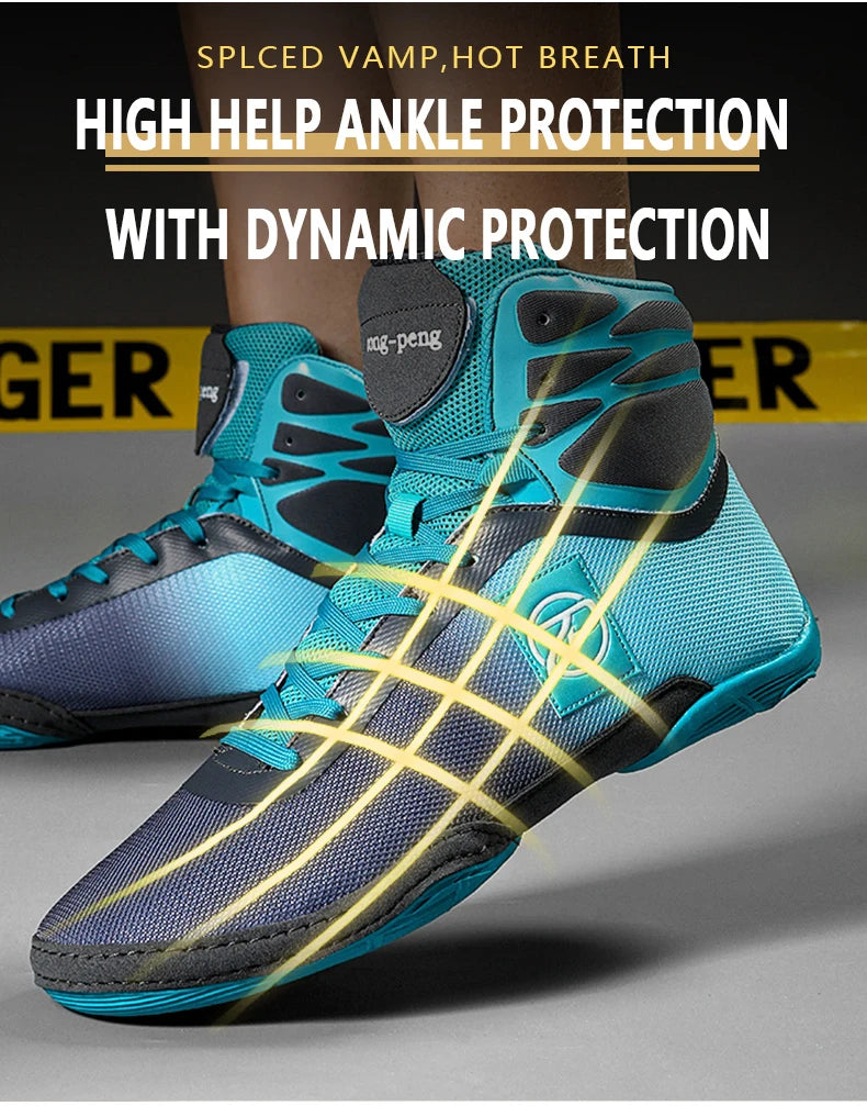 Vibrant Professional Boxing/Wrestling Shoes