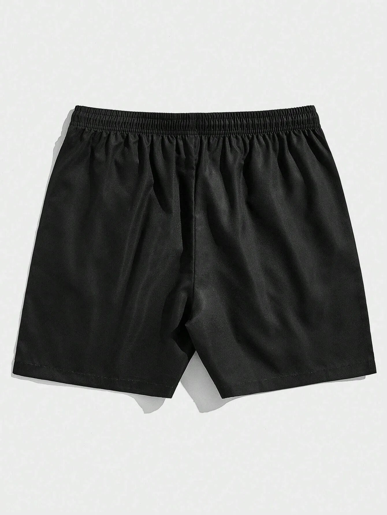 Pigeon & Slogan Graphic Fitness Shorts