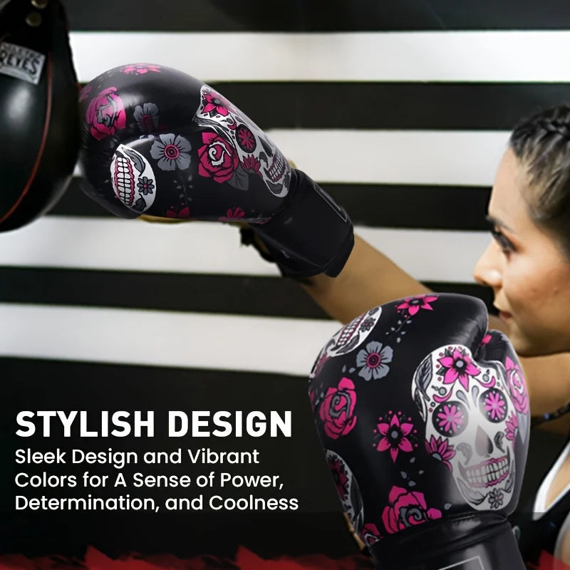 "Rosa de la Muerte" Professional Boxing Gloves