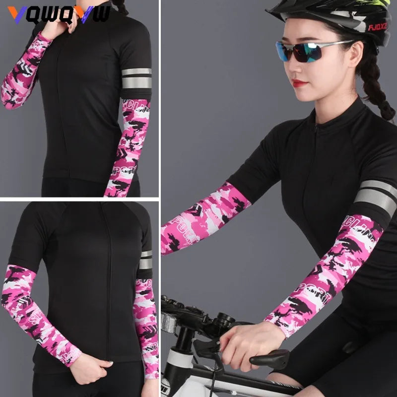 Unisex Camo-Print Arm Sleeves (1 Pair)