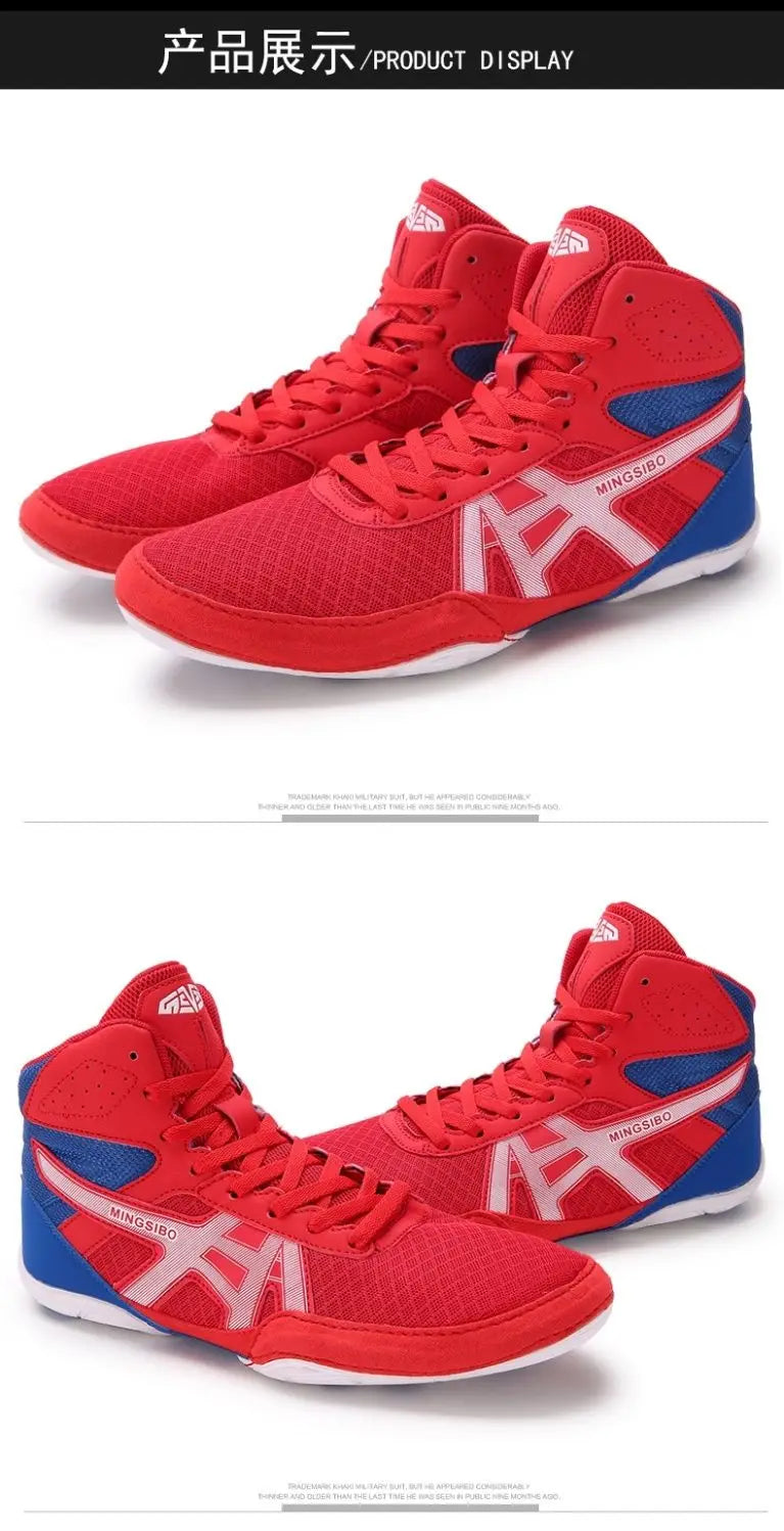 Breathable Professional Boxing/Wrestling Shoes #3