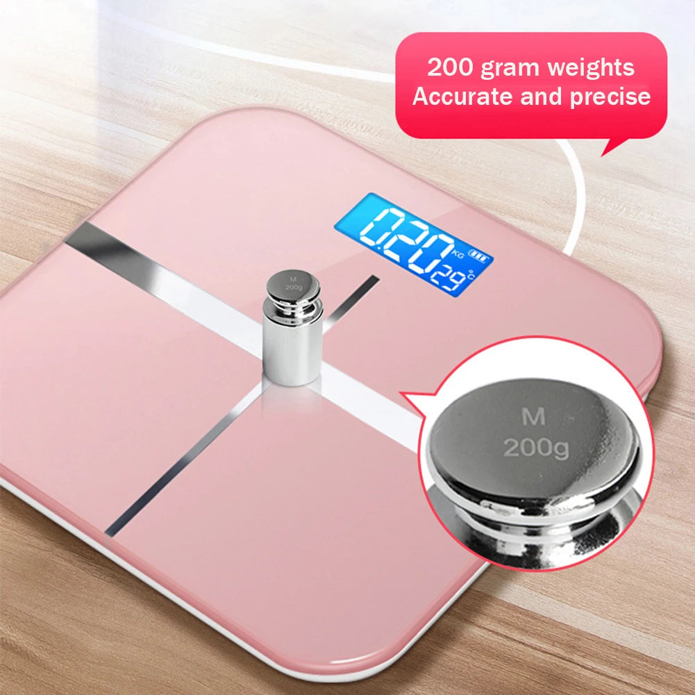 Smart Body Weight Scale (LED Display + USB Charging)