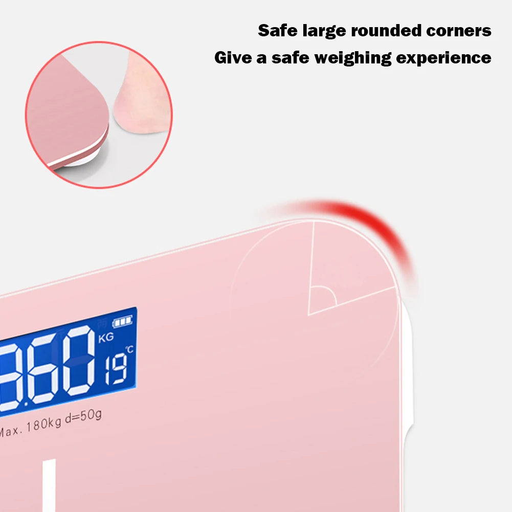 Smart Body Weight Scale (LED Display + USB Charging)