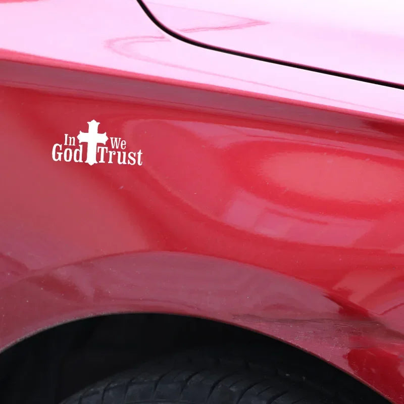 "In God We Trust" Vinyl Decal Car Sticker