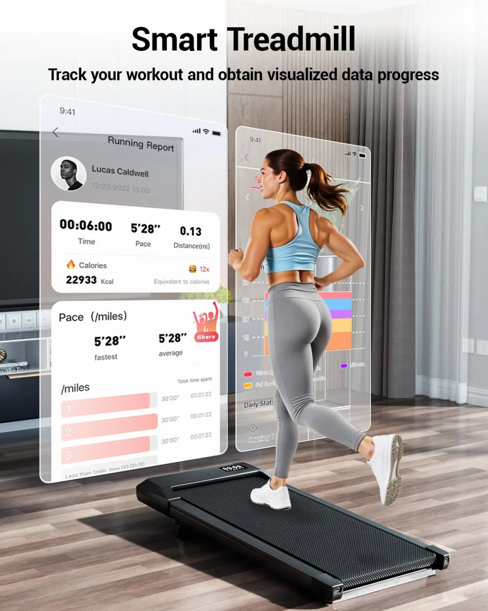 Foldable Smart Treadmill