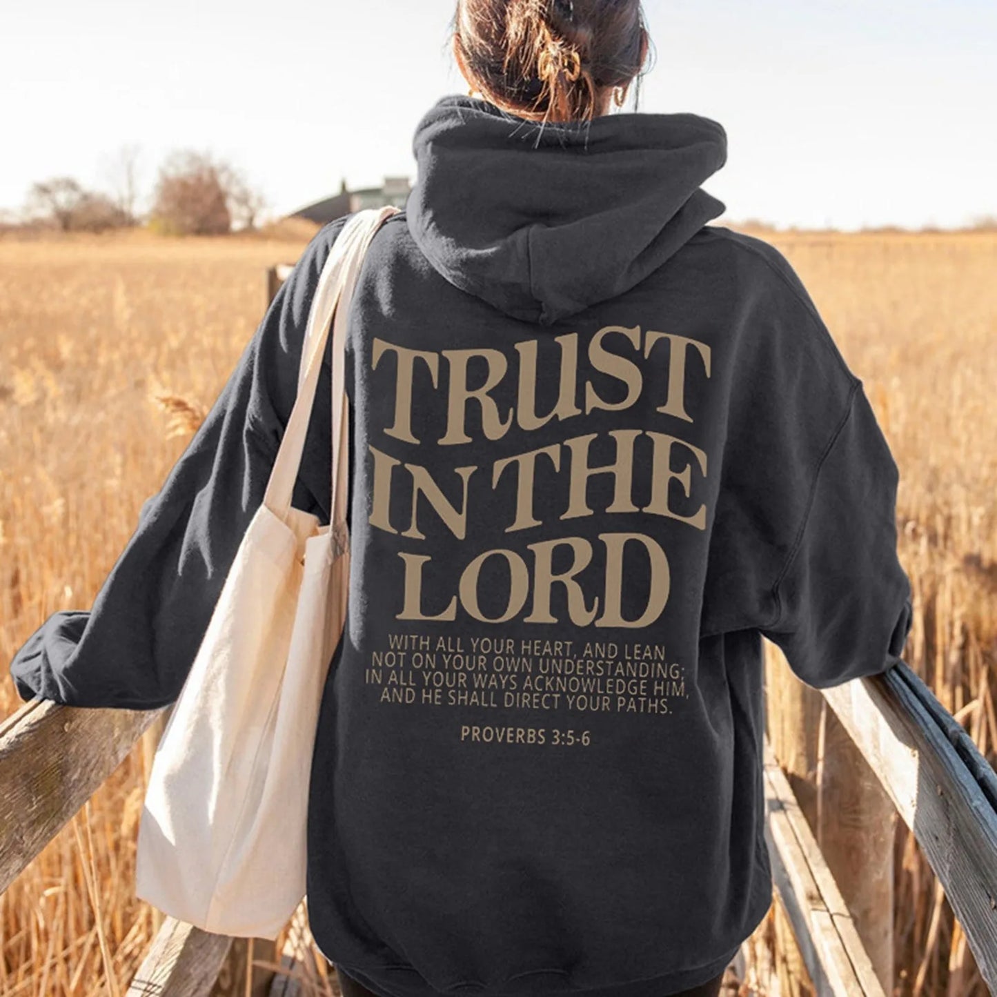 'Trust In The Lord' Pullover Hoodie (Christian Apparel)