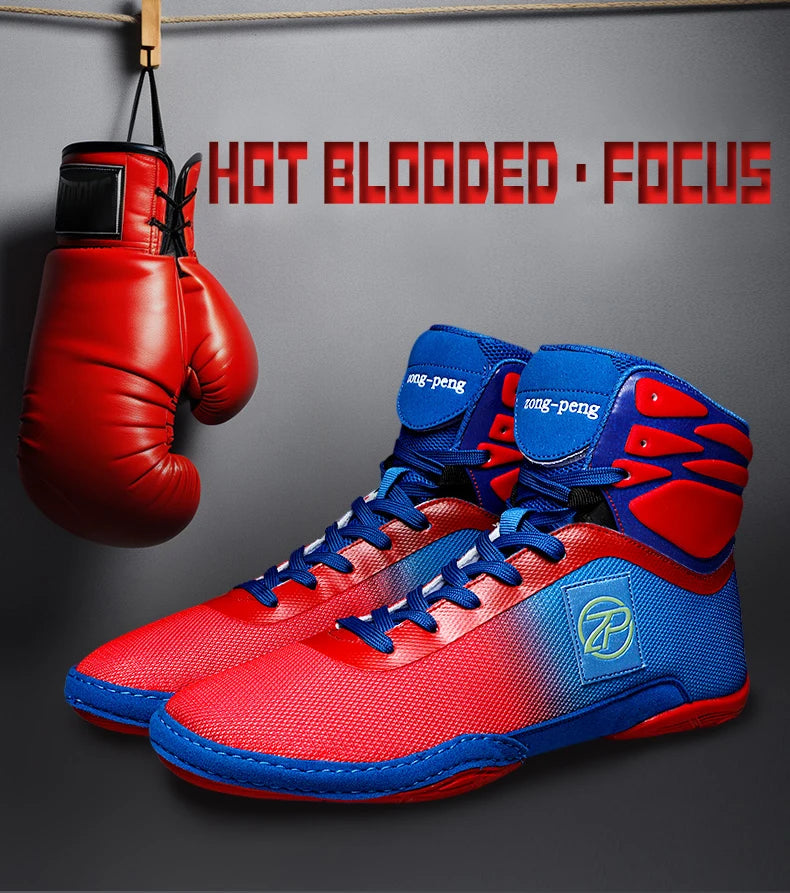 Vibrant Professional Boxing/Wrestling Shoes