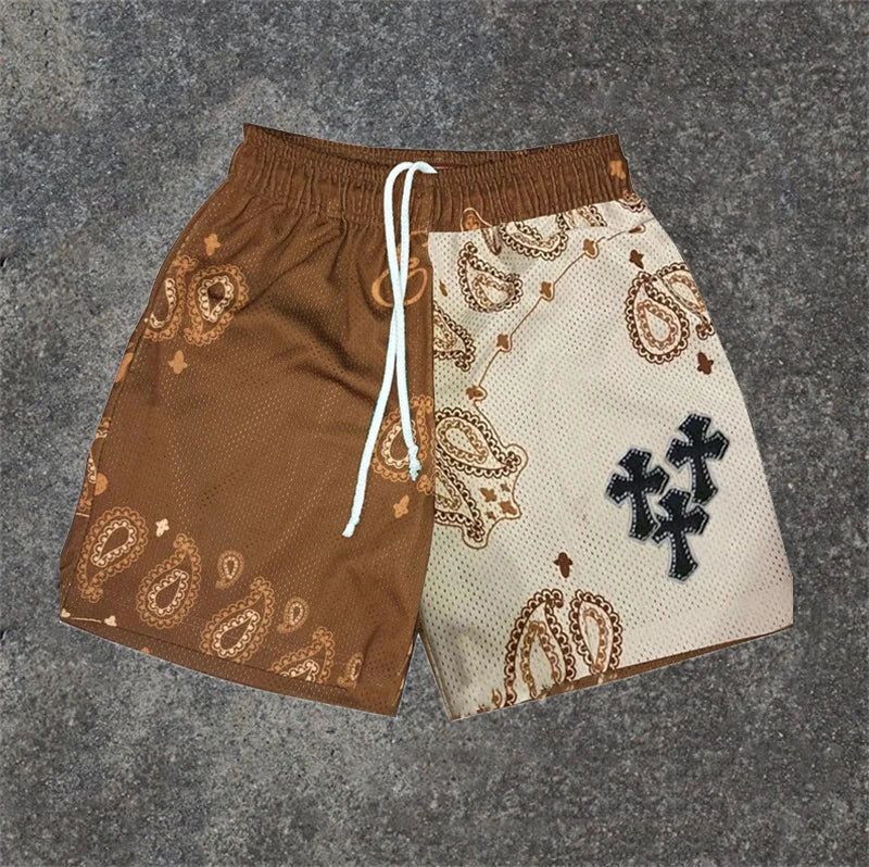 Assorted City of Crosses Logo Workout Shorts
