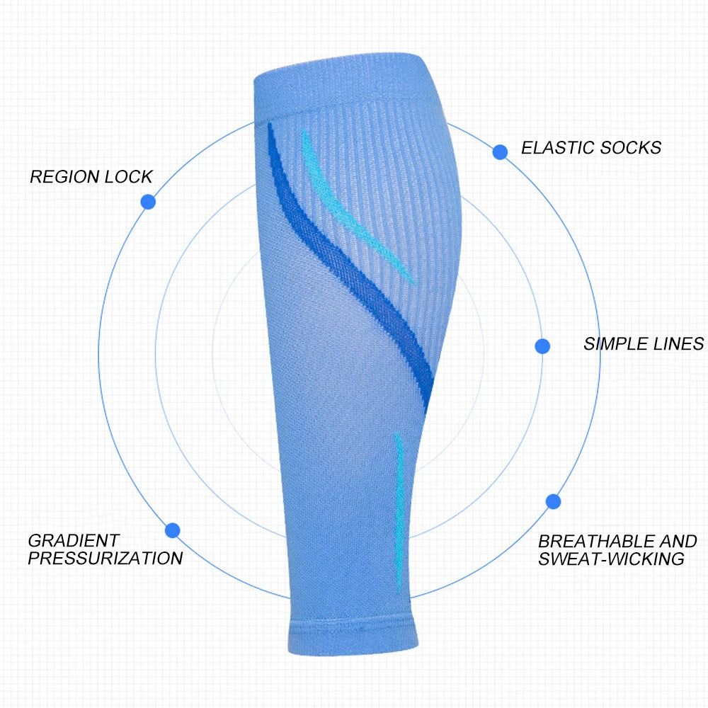 Unisex Calf Compression Sleeves (1 Pair)