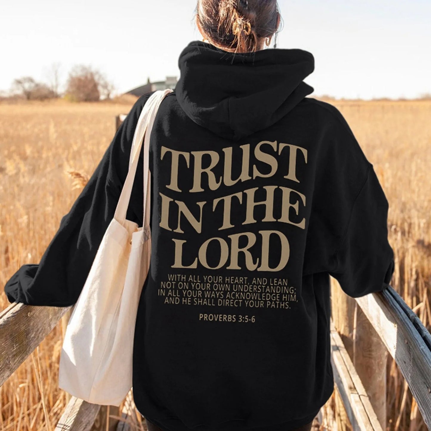 'Trust In The Lord' Pullover Hoodie (Christian Apparel)