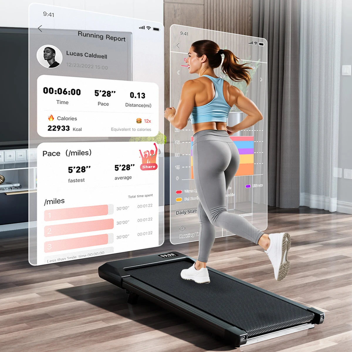 Foldable Smart Treadmill