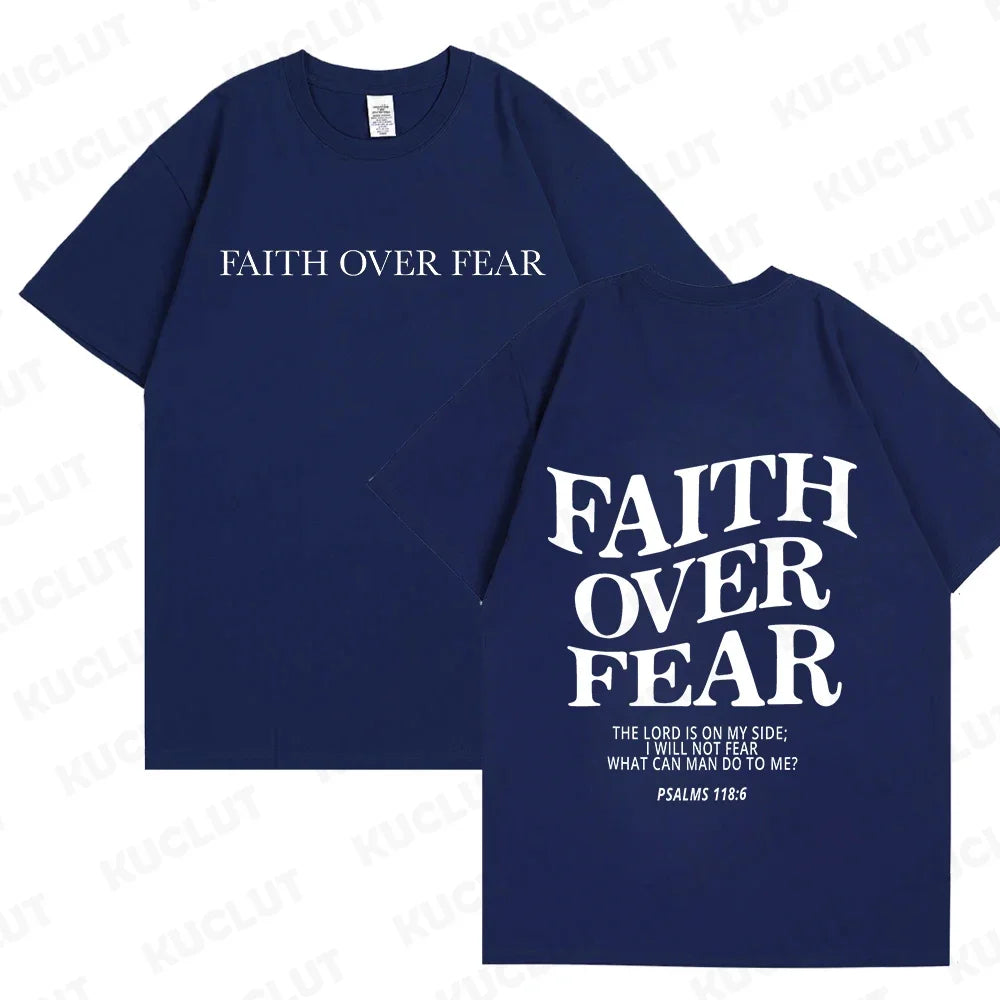 'Faith Over Fear' Graphic Tees (Christian Apparel)